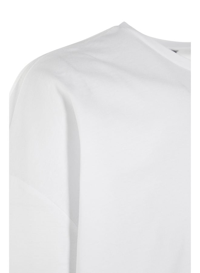 trendyol تي شيرت - أبيض - مقاس كبير - Image 3