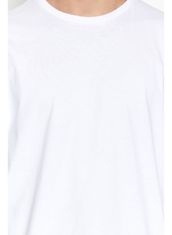 trendyol تي شيرت - أبيض - مقاس كبير - Image 5