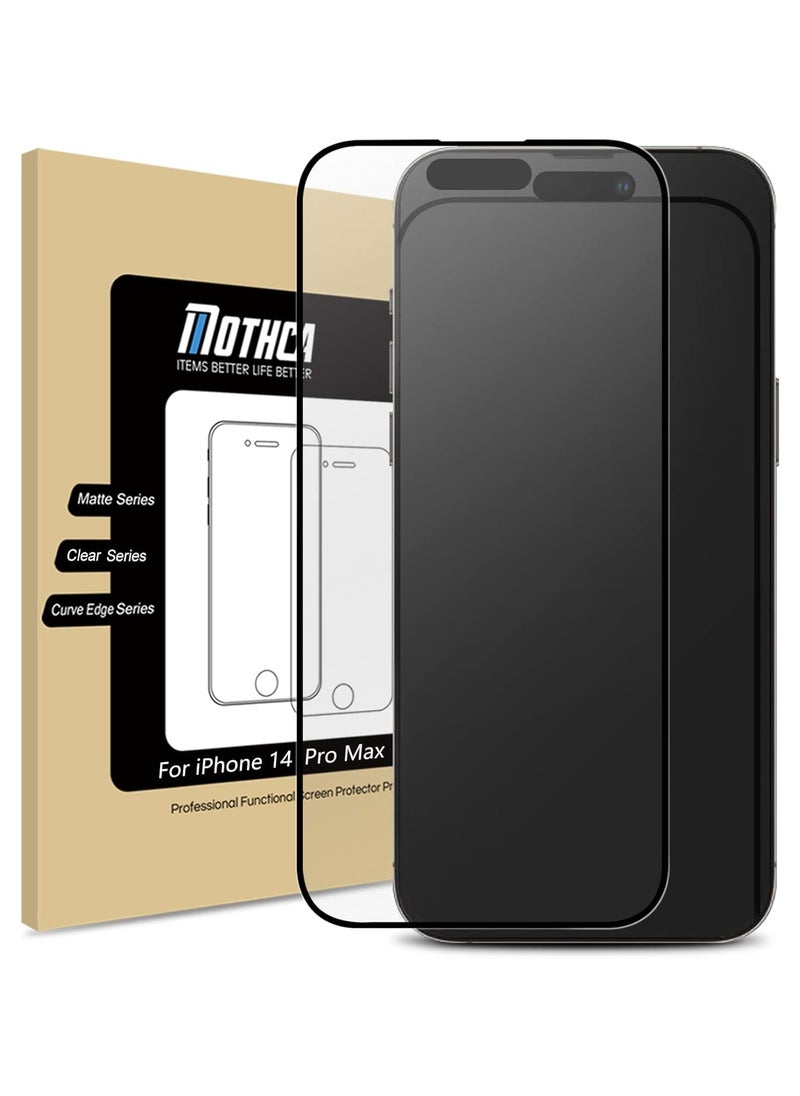 FARROBIZZ Anti-Glare, Tempered Glass, Compatible with iPhone 14 Pro Max, Full Protection, LCD Glass Film, Game Film, Full Coverage, Smooth Touch, Japanese Asahi Glass Material, Anti-reflection,  - Image 1