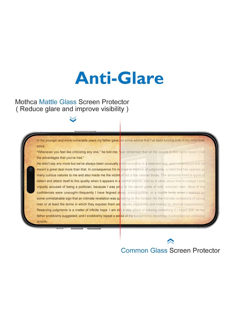 FARROBIZZ Anti-Glare, Tempered Glass, Compatible with iPhone 14 Pro Max, Full Protection, LCD Glass Film, Game Film, Full Coverage, Smooth Touch, Japanese Asahi Glass Material, Anti-reflection,  - Image 4
