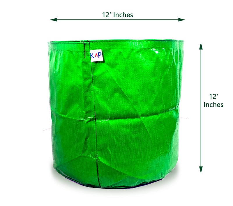 KAP Grow Bags for Kitchen, Balcony and Terrace Gardens (12" X 12" Inches) Pack of 4 - Image 2