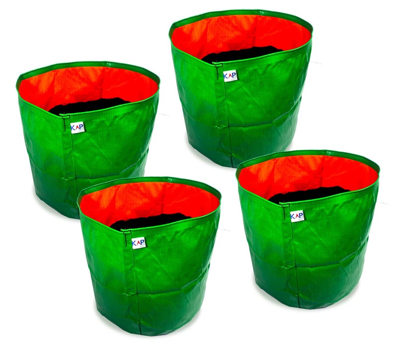 KAP Grow Bags for Kitchen, Balcony and Terrace Gardens (12" X 12" Inches) Pack of 4 - Image 1