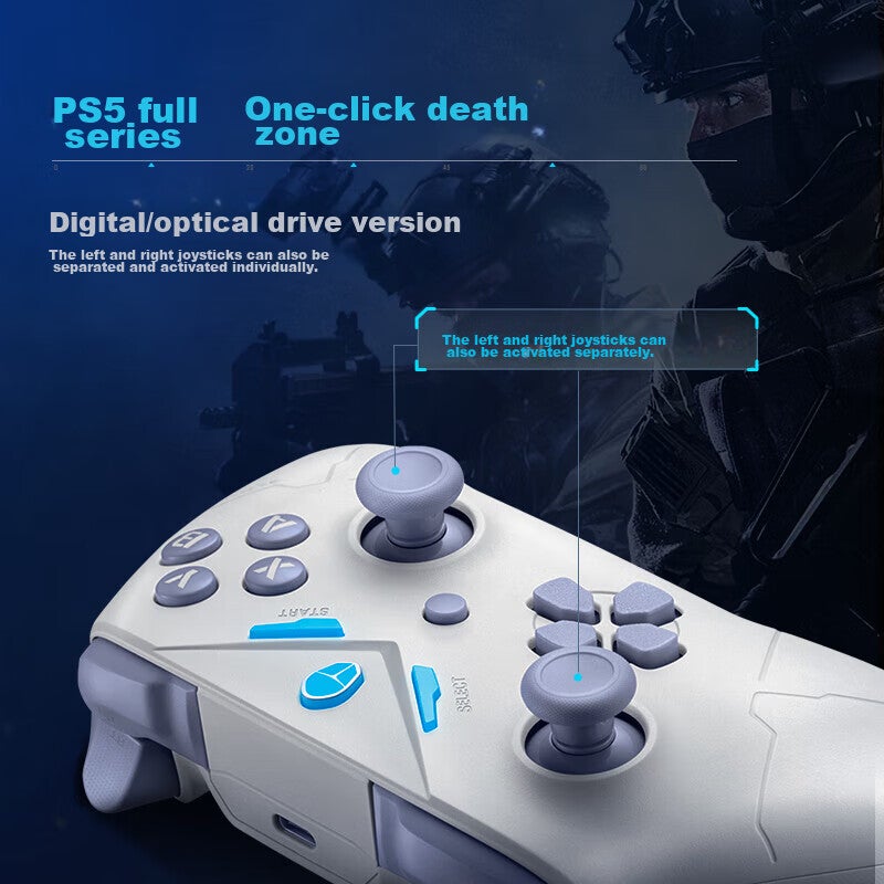 ThundeRobot G30S Midnight Wireless Game Controller Xbox-Style Hall Trigger Switch PC Mobile TV Steam Bluetooth NS Genshin Impact Dual-Shot Chisheng Mingmo Yuanxu Zhuyu - Image 1