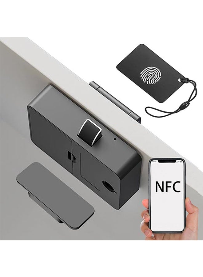 ترقية قفل مجلس الوزراء الذكي, أقفال الدرج الكهربائي بدون مفتاح, قفل NFC مخفي, لا الحفر الوصول عن بعد قفل خزانة الملابس لخزانات المشروبات, الخزانات والدراجات والمكاتب, أقفال السلامة الإلكترونية للأطفال - Image 1