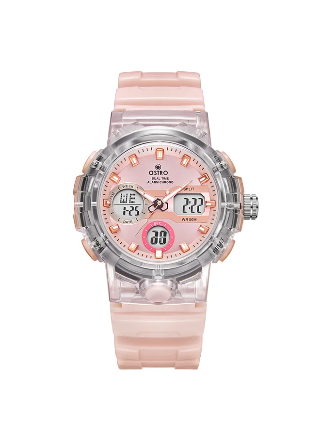 ASTRO ASTRO Kids Analog-Digital Peach Dial Watch - A23822-PPFF
