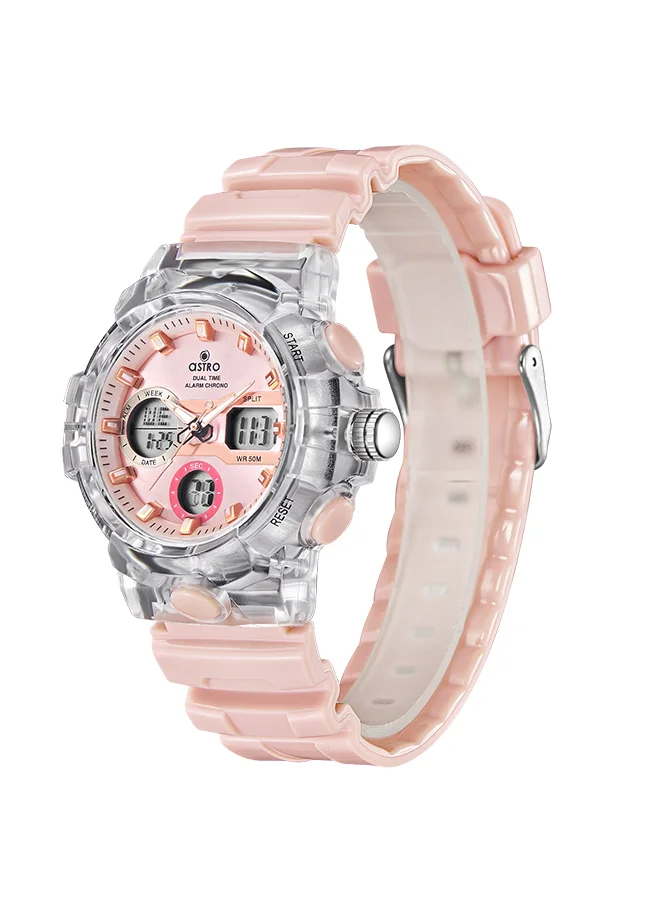 ASTRO ASTRO Kids Analog-Digital Peach Dial Watch - A23822-PPFF