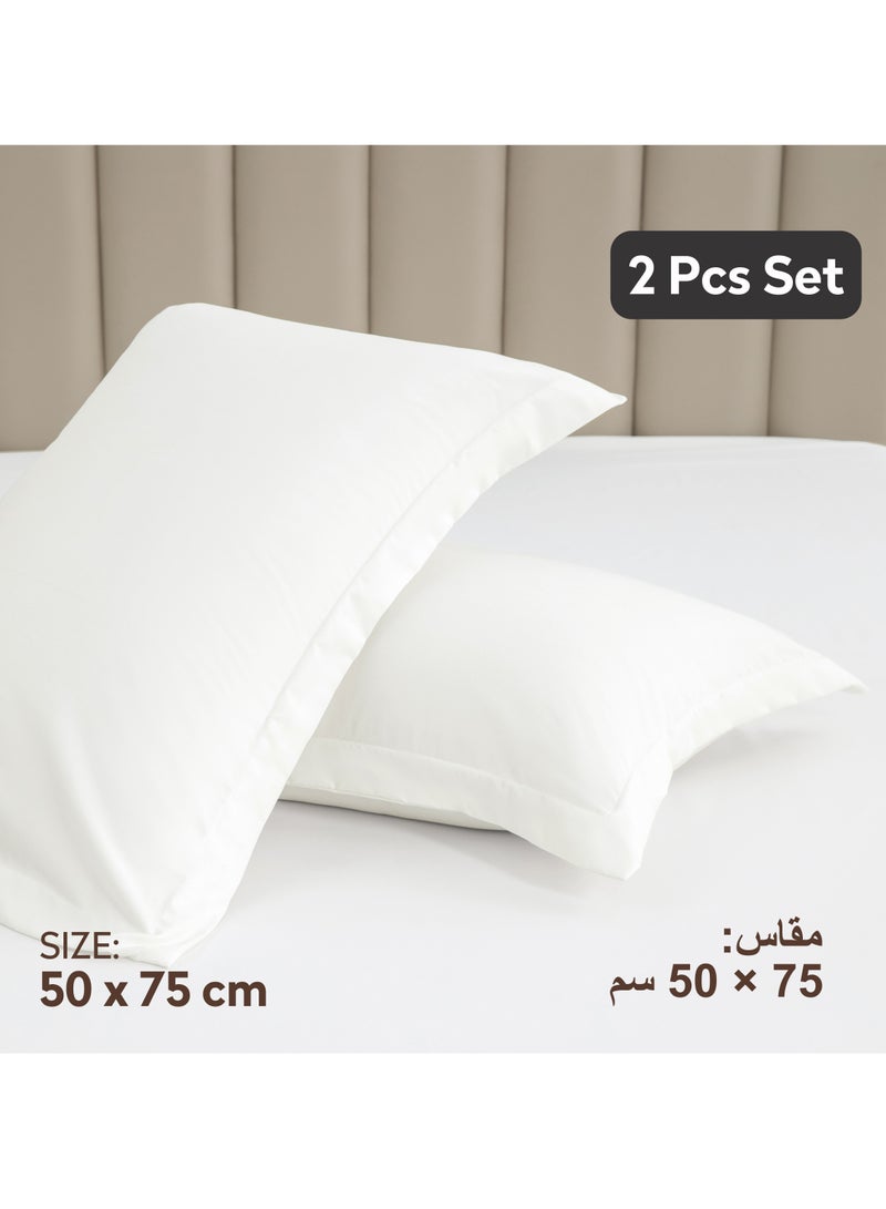 دوناتيلا غطاء وسادة 50×75 سم 2 قطعة فائق النعومة لون سماوي  - Image 3
