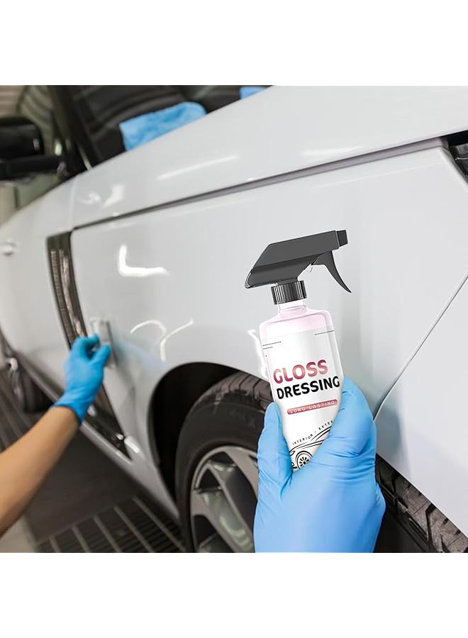 Azonee 120Ml Car Gloss Dressing Spray, Trim & Tire Dressing, Cars Ceramic Plastic Coating Trim Restore, Shines & Protects Plastic, Restore Faded Plastics, Plastic Restorer For Cars Ceramic Plastic Coating  - Image 2