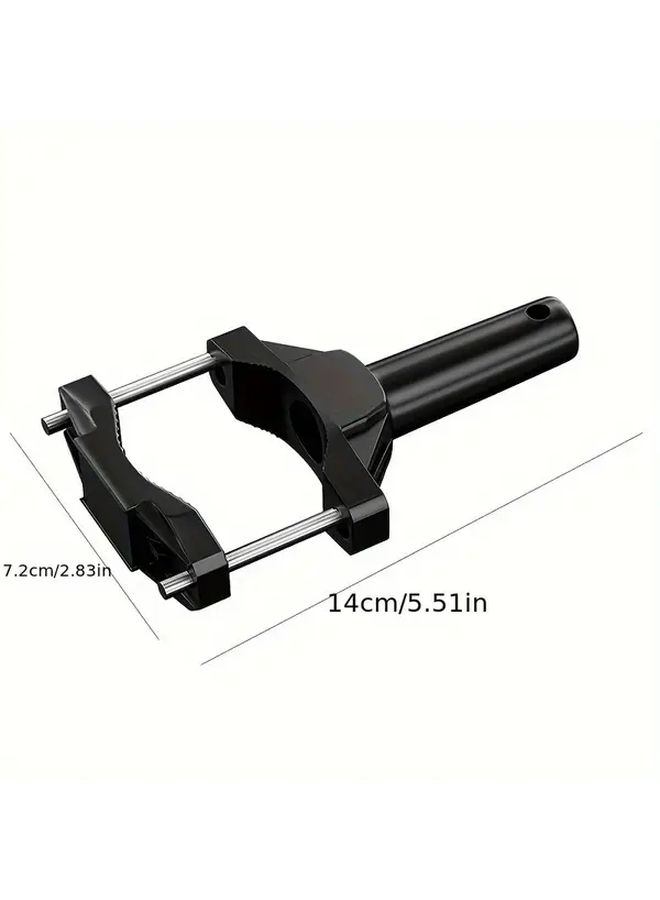 Black Motorcycle Shock Absorption Extension Bracket Heavy Duty Adjustable Height Angle - Image 4