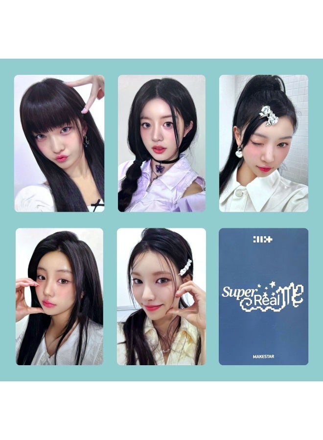 NIBEMINENT 5 قطع بطاقات لومي كيبوب إيلليت سوبر ريل مي لجمع الهدايا لمحبي المعجبين - Image 1