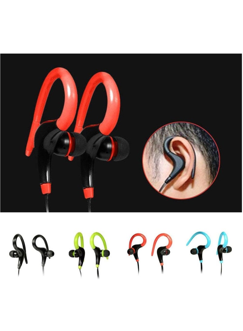 Bluetooth Headphones, Wireless Earbuds, Playtime 3 Hours, Bluetooth 4.2 Wireless Headphones, HD Deep Bass Stereo Sound Isolation, IPX3 Waterproof Bluetooth Sports Headphones (Black) - Image 5