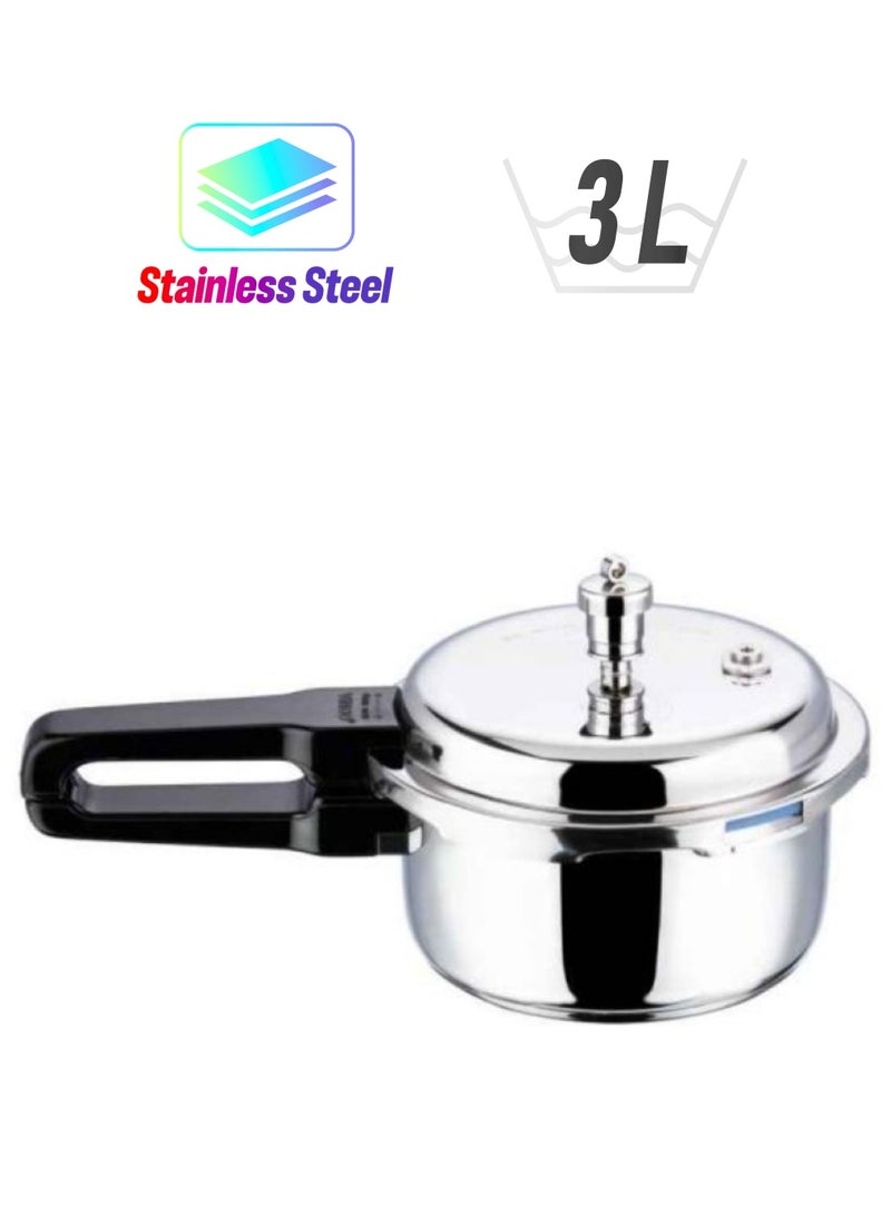 Top Pick Steel Induction Pressure Cooker Outer Lid Non Slip Handleit