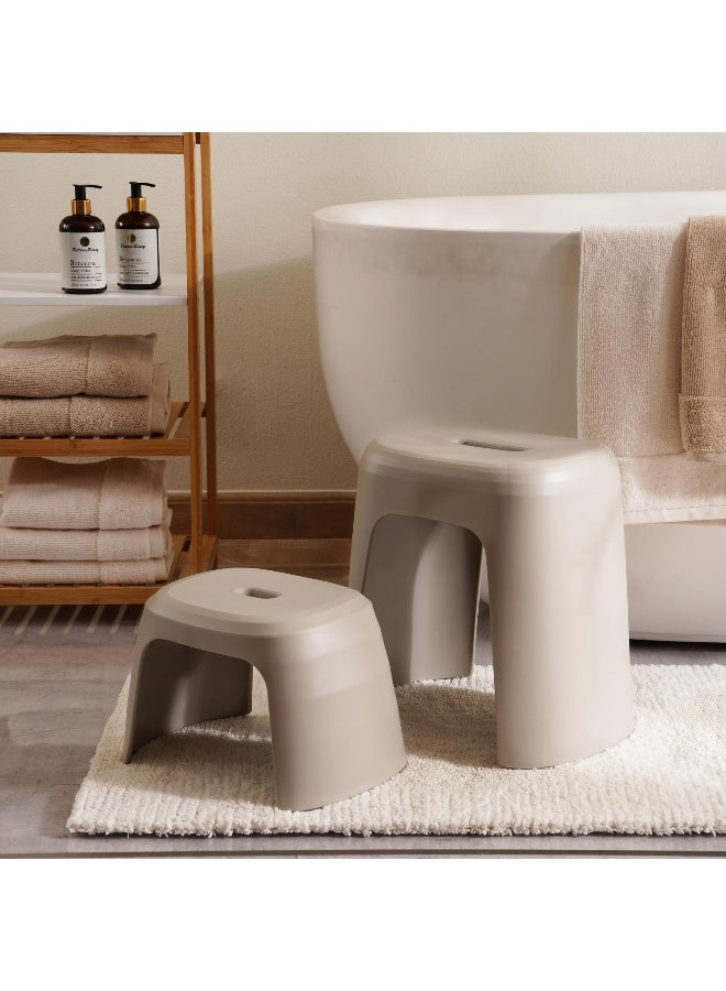 Pan Home Cale Plastic Stool 32x21.5x20.7cm - Grey - Image 1