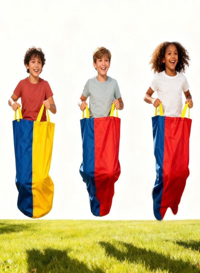 RAINFLOW Potato Sack Race Bags - 2 PCS Outdoor Games Sack Race Bags for Adults and Kids Carnival Games for Outside Camping Backyard Birthday Party Family Reunion Field Day - Image 1
