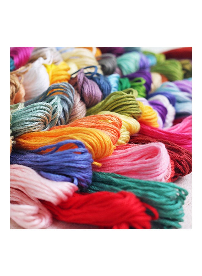 NIBEMINENT Rainbow Embroidery Floss Black Colors Kit Set Multicolour - Image 3