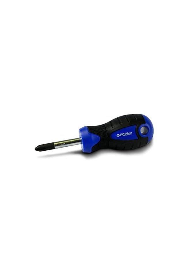 VTOOLS - Professional And Multi Purpose Portable Magnetic Phillips Screwdriver 2X38Mm Perfect For Office Home Use Blue 2X38Mm Vt2116 - Image 1