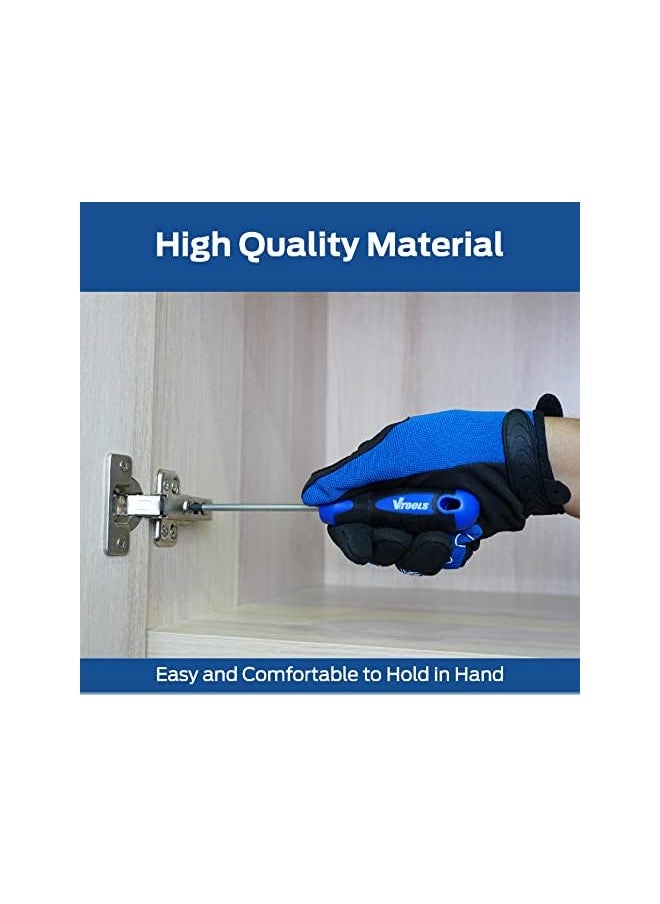 VTOOLS - Professional And Multi Purpose Portable Magnetic Phillips Screwdriver 2X38Mm Perfect For Office Home Use Blue 2X38Mm Vt2116 - Image 1