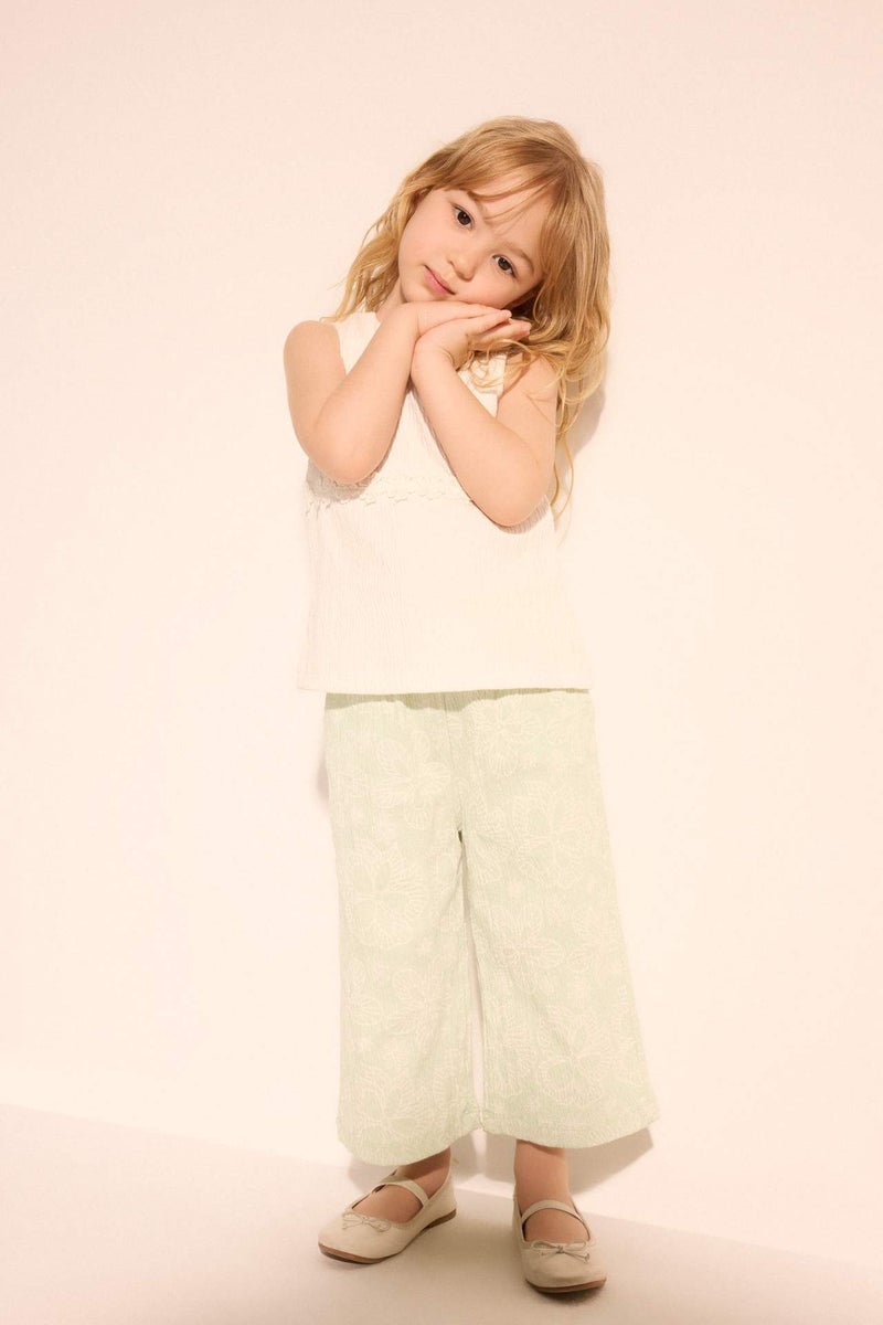 DeFacto Baby Girl Crinkle Fabric Tank Top - Image 2