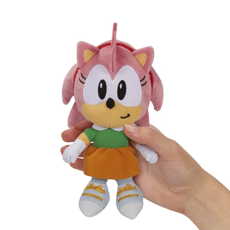 Sonic The Hedgehog Amy 7-Inch Plush Collectible Stuffed Figure - Image 2
