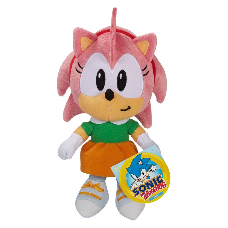 Sonic The Hedgehog Amy 7-Inch Plush Collectible Stuffed Figure - Image 1