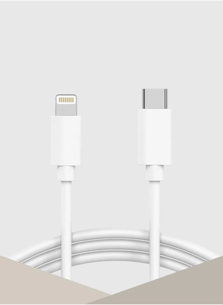 Generic - I power USB-C To Lightning Cable White - Image 1