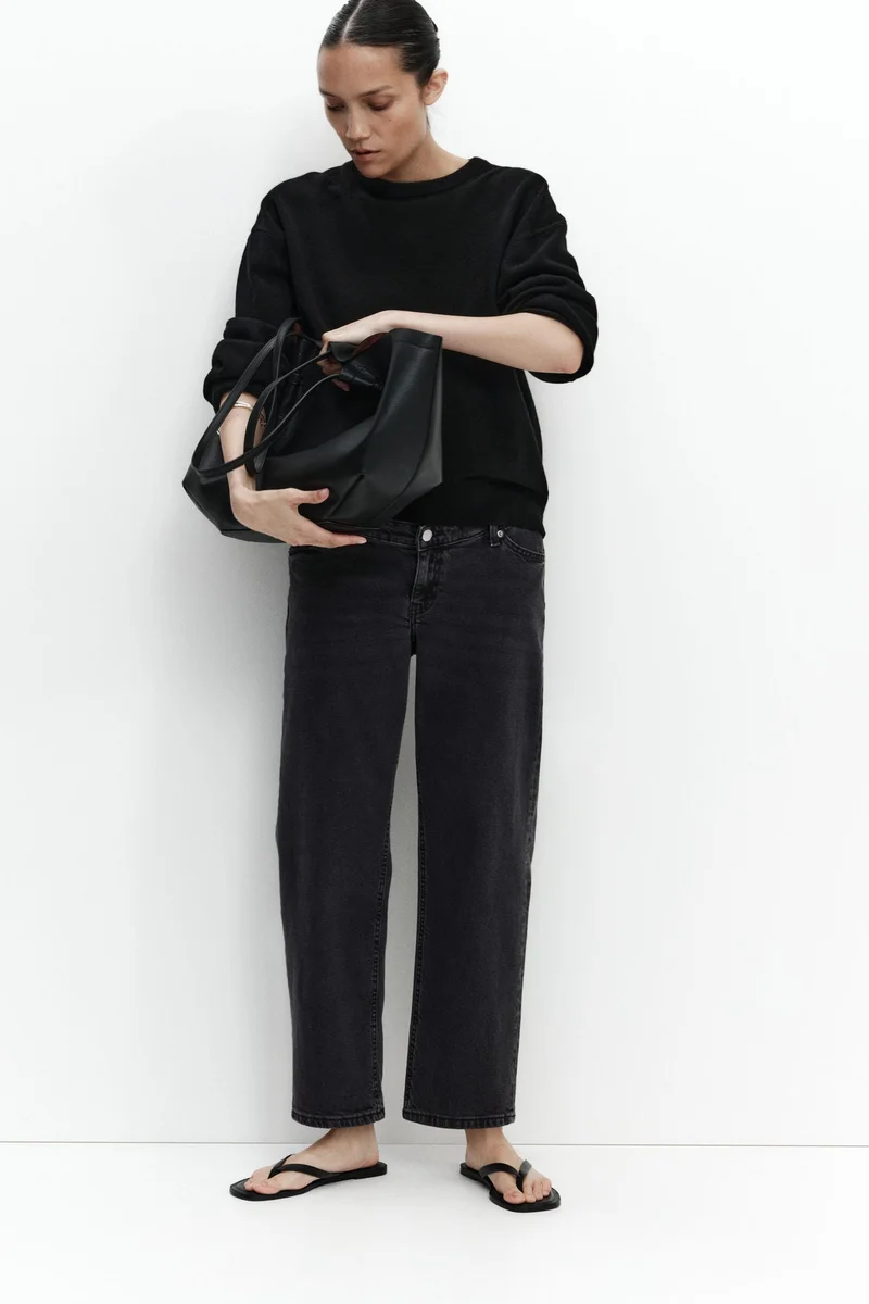 H&M MAMA Straight Ankle Jeans
