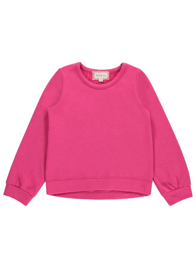BTween Girls 3-Piece Crew Neck Fleece Sweatshirt Set Long Sleeve Cotton Blend Pullover, Soft and Comfortable, Sizes 4-12 - Image 3