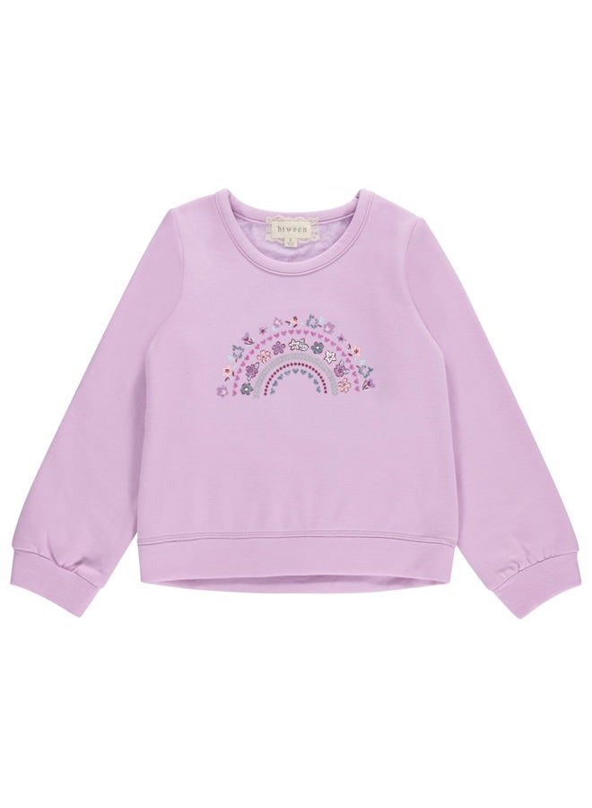 BTween Girls 3-Piece Crew Neck Fleece Sweatshirt Set Long Sleeve Cotton Blend Pullover, Soft and Comfortable, Sizes 4-12 - Image 4