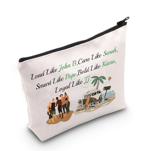 MEIKIUP TV Show Makeup Bag TV Show Fans Gift North Carolina Adventure Gift (Lead Like J Bag) - Image 1