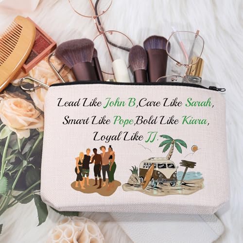 MEIKIUP TV Show Makeup Bag TV Show Fans Gift North Carolina Adventure Gift (Lead Like J Bag) - Image 2