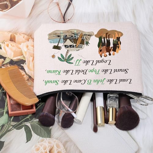 MEIKIUP TV Show Makeup Bag TV Show Fans Gift North Carolina Adventure Gift (Lead Like J Bag) - Image 3
