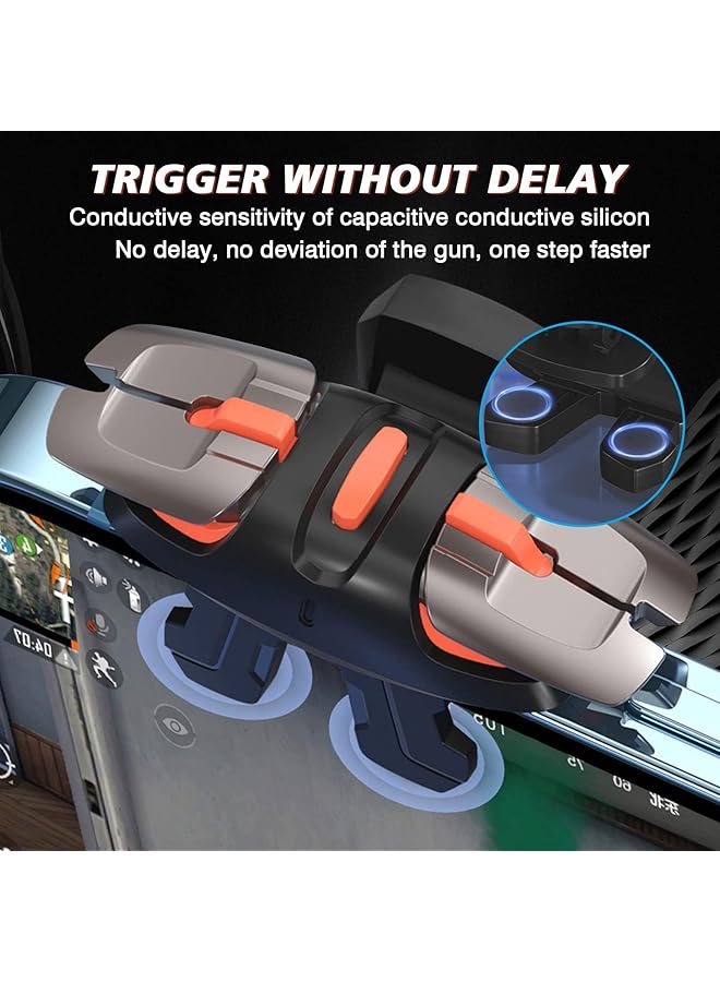 KASTWAVE Mobile Game Controller Colorful Trigger For Smartphones Sensitive Shooter Joysticks Aim And Fire Keys Compatible With Knives Out And Rules Of Survival For Iphone And Android - Image 5