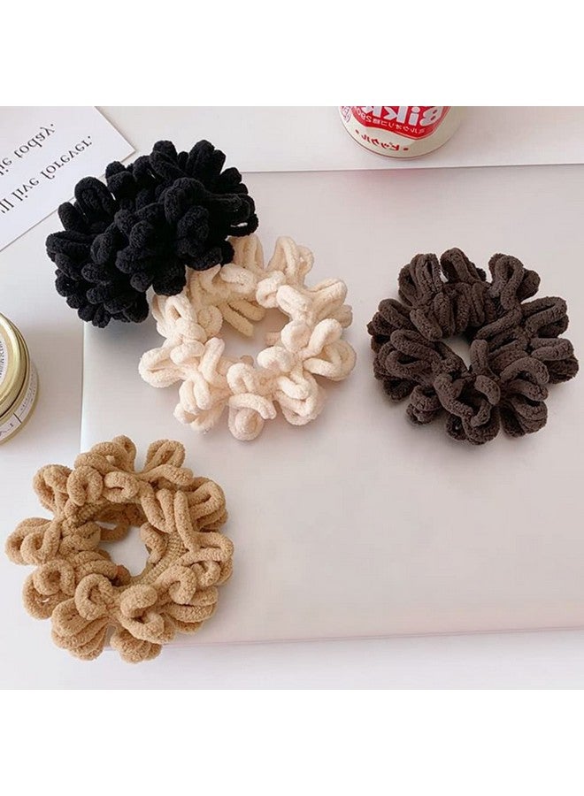 زيبويو مجموعة ربطات شعر ZIBUYU® للنساء والفتيات، ربطات شعر ناعمة ورقيقة متعددة الألوان، مجموعة ربطات شعر أنيقة، 4 ألوان (12 قطعة) - Image 5