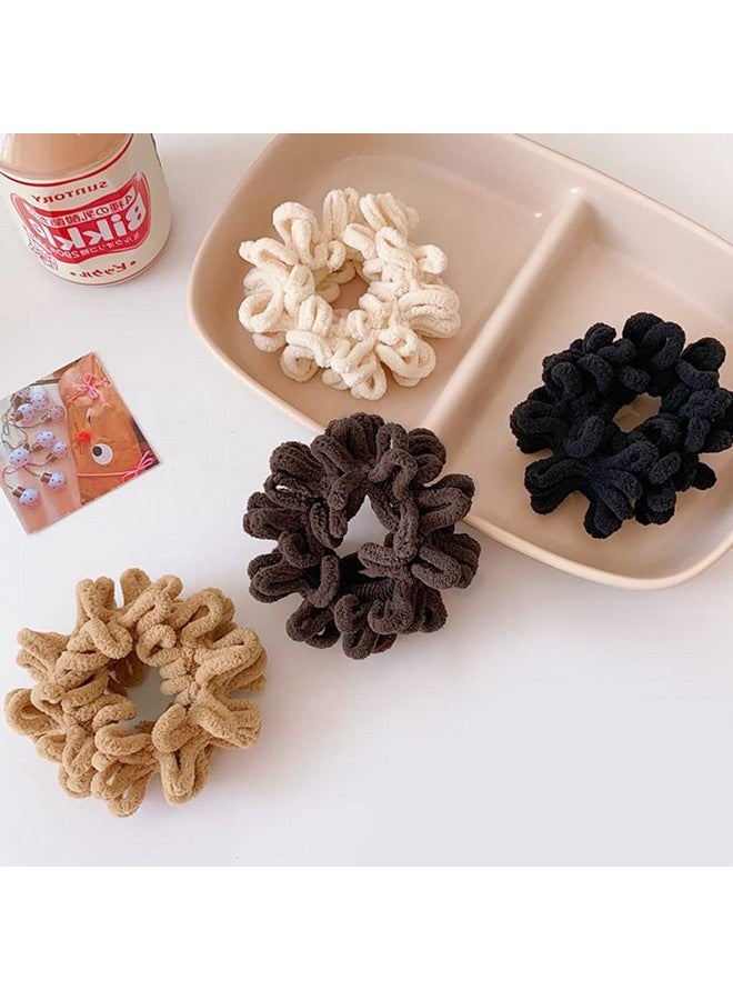 زيبويو مجموعة ربطات شعر ZIBUYU® للنساء والفتيات، ربطات شعر ناعمة ورقيقة متعددة الألوان، مجموعة ربطات شعر أنيقة، 4 ألوان (12 قطعة) - Image 3