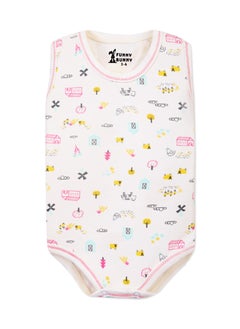 Funny Bunny Pack of 3 Cotton Wide Cut Bodysuit for Baby  - Image 5