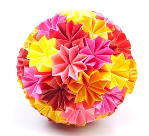 BUBU Origami Paper Kit 1000 Sheets 6 Inch Square Double Sided Color 20 Vivid Colors for Beginners Trainning and School Craft Lessons - Image 4