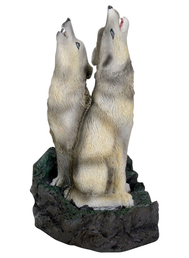 SUMMIT COLLECTION Howling Wolf Incense Burner - Image 1