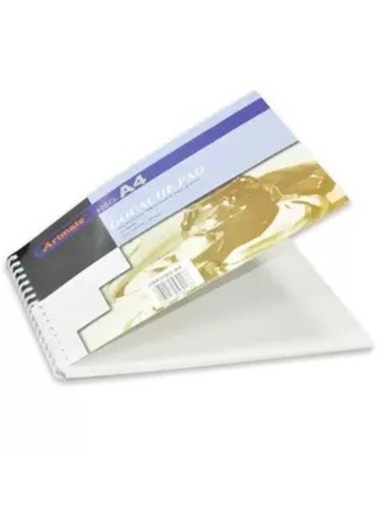 Artmate Gouache Painting Pads A4 Size, 32 Sheets