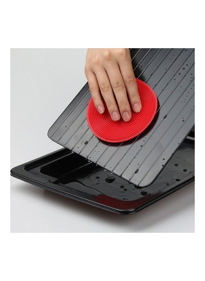 NIBEMINENT Defrosting Tray Set Black/Red 35.5x20.5x0.3cm  - Image 2