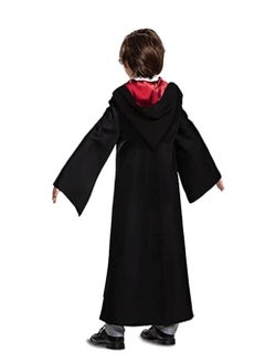 VUCATIN 6PCS Kids Wizard Robes Cosplay Party Costume Magic Adults Wizard Cloak Wizarding Unisex Dress Up Magic Robe Cape Costume Hat Glasses Frame Tie Light Wand Necklace Costume for Boys Girls Gifts  - Image 4