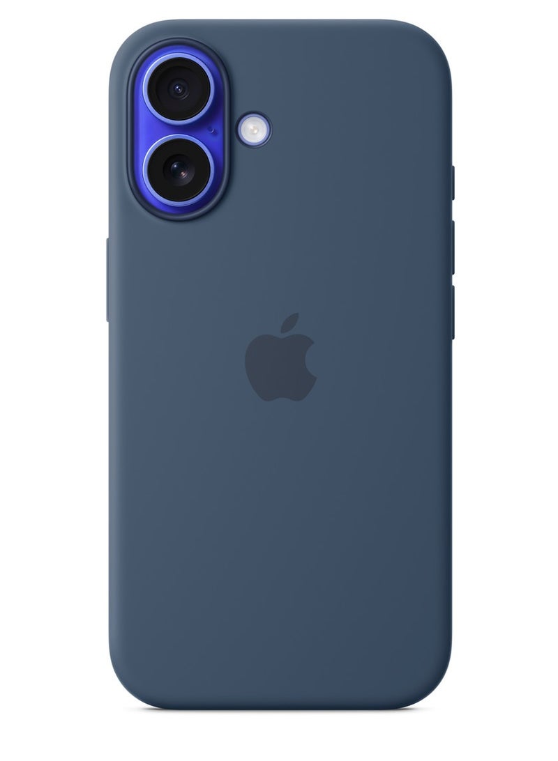 iPhone 16 Silicone Case With Mag Safe - Denim Original  - Image 5