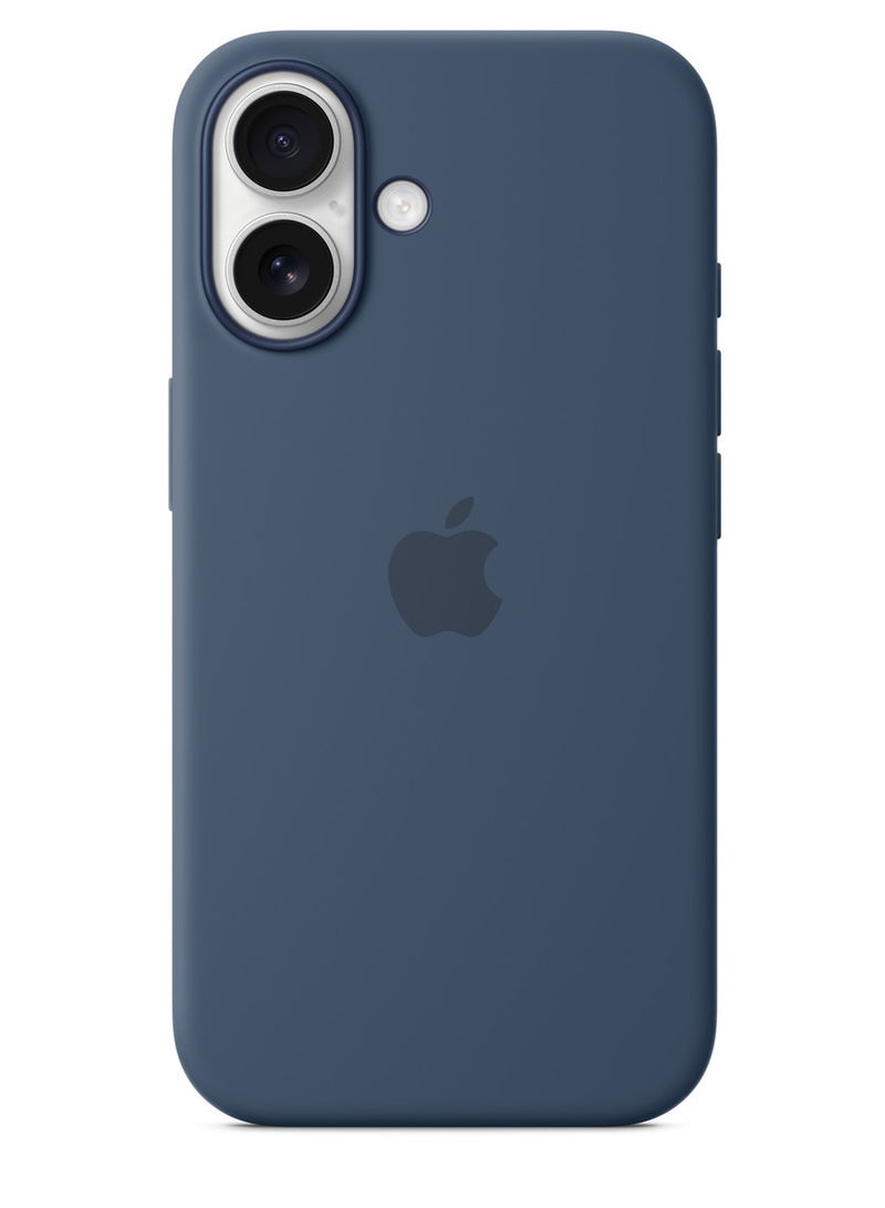 iPhone 16 Silicone Case With Mag Safe - Denim Original  - Image 2