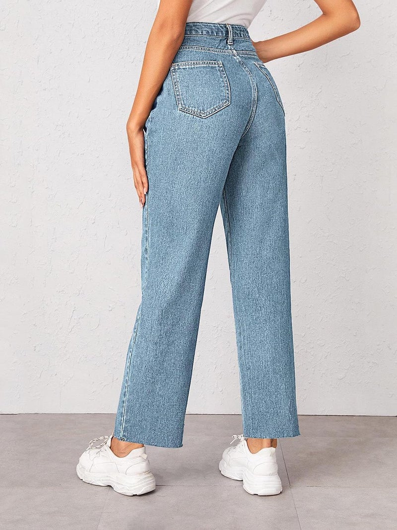 KOTTY Womens High Rise Cotton Lycra Jeans (Blue,26)_KOTTYLADIESJEANS854S - Image 3