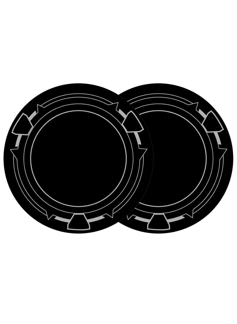 2-Piece Set Of Magnetic Attraction Plates, Heat Sinks, Magnetic Suction Patches, Uniform Heating Plates, Forced Cooling Plates, Thermal Conductive Patches, Ultra-Thin Magnetic Suction Plates 90mm - Image 1