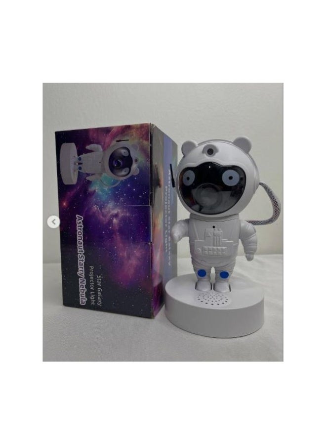 Galaxy projector for astronauts, night light with nebula effects, 360-degree adjustable head, built-in speaker, remote control, suitable for bedroom and gaming - Image 3