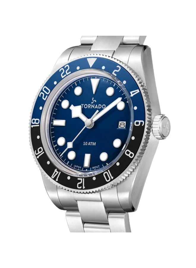 TORNADO  Men's Stainless Steel Analog Watch T24006-SBSN - 40 mm for Men | Best Price UAE