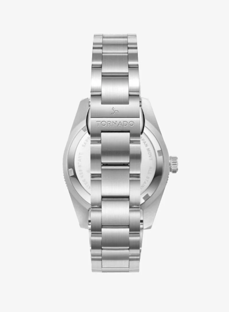 Tornado Blue Men's Stainless Steel Analog Watch T24006-SBSN - 40 mm for Men | Best Price UAE