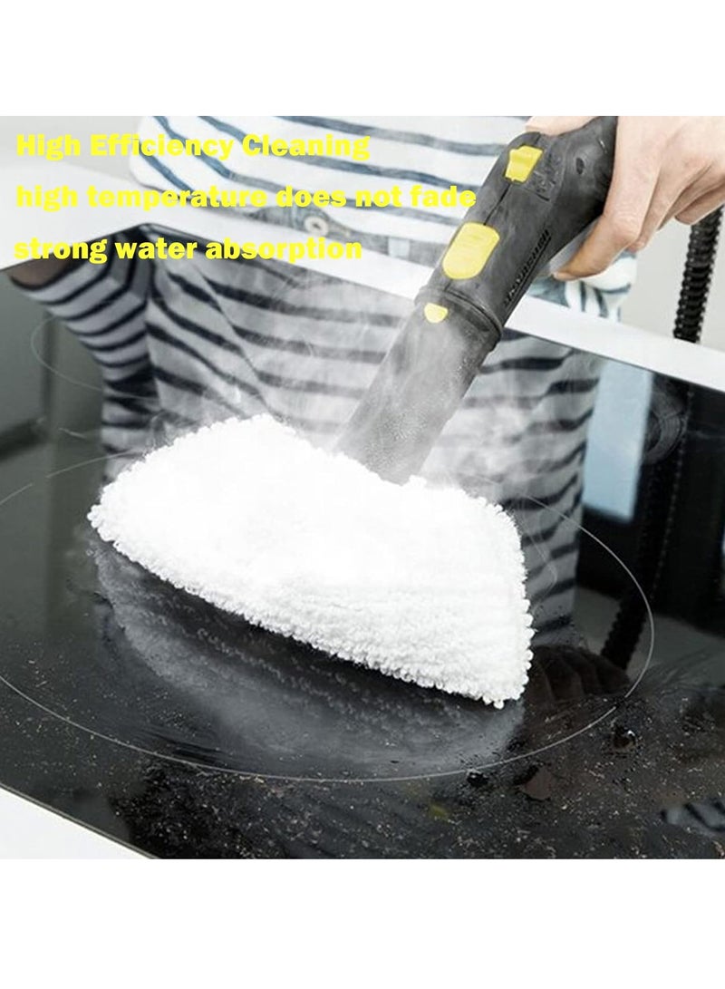 Relex 16 Piece Steam Cleaner Nozzle Kit, Steam Cleaner Accessory Set with Microfibre Cloth, Cloth Cover and Small Round Brushes, Steam Mop Replacement suit for Karcher Steam Cleaner SC1 SC2 SC3 SC4 SC5 SC7 CTK10 - Image 3