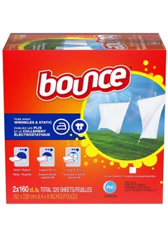 Bounce Outdoor Fresh Fabric Softener Dryer Sheets 320 Count  - Image 1
