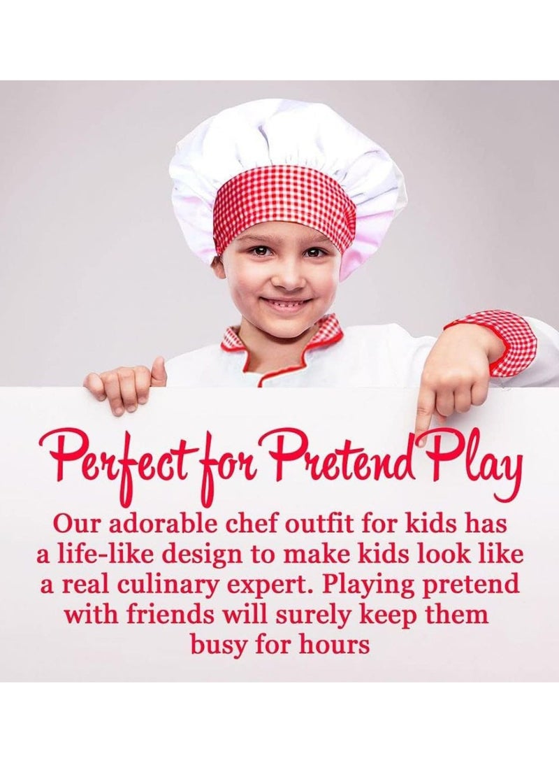 Role Play Chef Costume Kitchen Set for Kids -Large   6 To 9 Years Cooking Costume